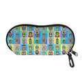 Colorful Tiki Pattern Print Glasses Case