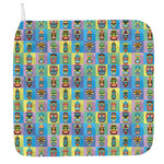 Colorful Tiki Pattern Print Hand Towel