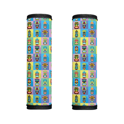 Colorful Tiki Pattern Print Handle Covers