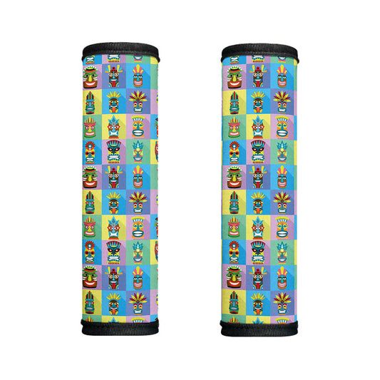 Colorful Tiki Pattern Print Handle Covers