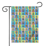 Colorful Tiki Pattern Print House Flag