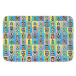 Colorful Tiki Pattern Print Indoor Door Mat