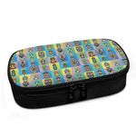 Colorful Tiki Pattern Print Insulin Cooler Travel Case
