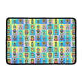 Colorful Tiki Pattern Print Kitchen Mat