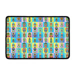 Colorful Tiki Pattern Print Kitchen Mat