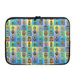 Colorful Tiki Pattern Print Laptop Sleeve