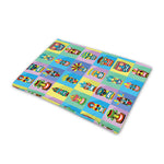 Colorful Tiki Pattern Print Pet Cooling Mat Cover