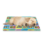 Colorful Tiki Pattern Print Pet Cooling Mat Cover