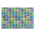Colorful Tiki Pattern Print Placemat
