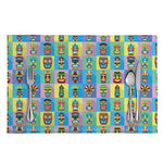 Colorful Tiki Pattern Print Placemat