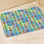 Colorful Tiki Pattern Print Polyester Doormat