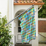 Colorful Tiki Pattern Print Polyester Flag