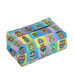 Colorful Tiki Pattern Print Rectangle Tissue Box Cover