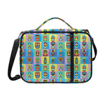Colorful Tiki Pattern Print Shoulder Strap Bible Bag