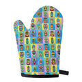 Colorful Tiki Pattern Print Single Oven Mitt