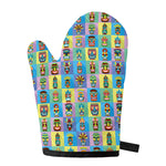 Colorful Tiki Pattern Print Single Oven Mitt