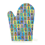Colorful Tiki Pattern Print Single Oven Mitt