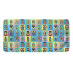 Colorful Tiki Pattern Print Towel