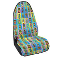 Colorful Tiki Pattern Print Waterproof Car Seat Cover
