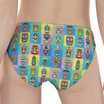 Colorful Tiki Pattern Print Women's Panties