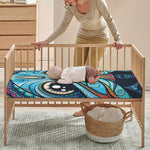 Colorful Tribal Owl Print Baby Crib Sheet