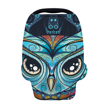 Colorful Tribal Owl Print Baby Seat Cover