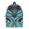 Colorful Tribal Owl Print School Backpack