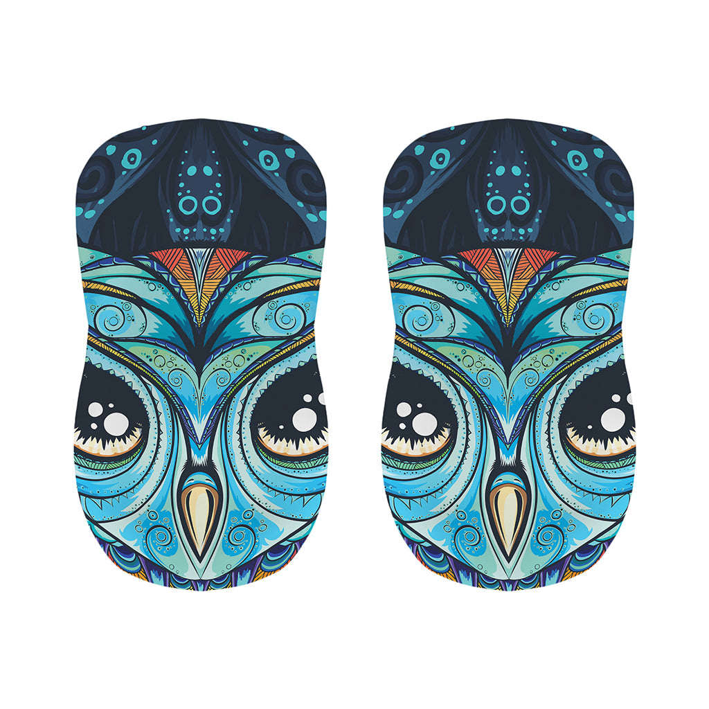 Colorful Tribal Owl Print Bar Stool Covers