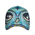 Colorful Tribal Owl Print Baseball Cap