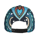 Colorful Tribal Owl Print Baseball Cap