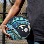 Colorful Tribal Owl Print Basketball