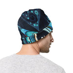 Colorful Tribal Owl Print Beanie