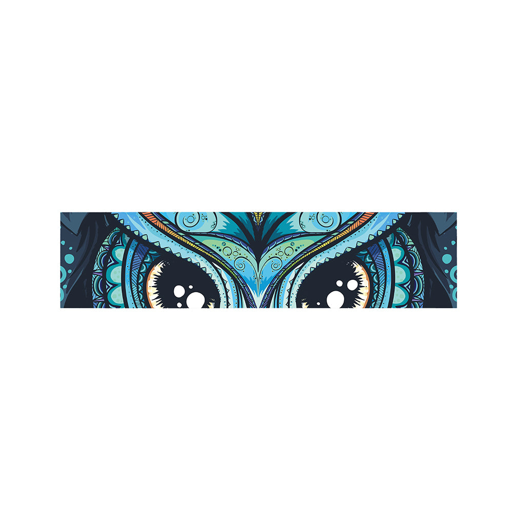 Colorful Tribal Owl Print Bed Runner