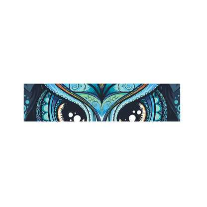 Colorful Tribal Owl Print Bed Runner