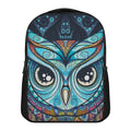 Colorful Tribal Owl Print Casual Backpack