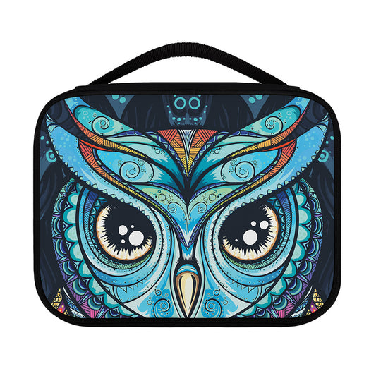Colorful Tribal Owl Print Classic Bible Case