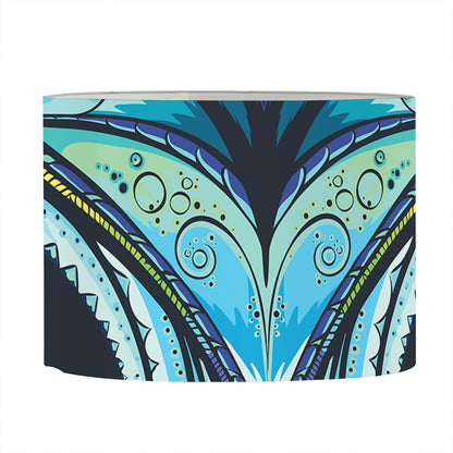 Colorful Tribal Owl Print Drum Lamp Shade