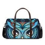 Colorful Tribal Owl Print Duffle Bag
