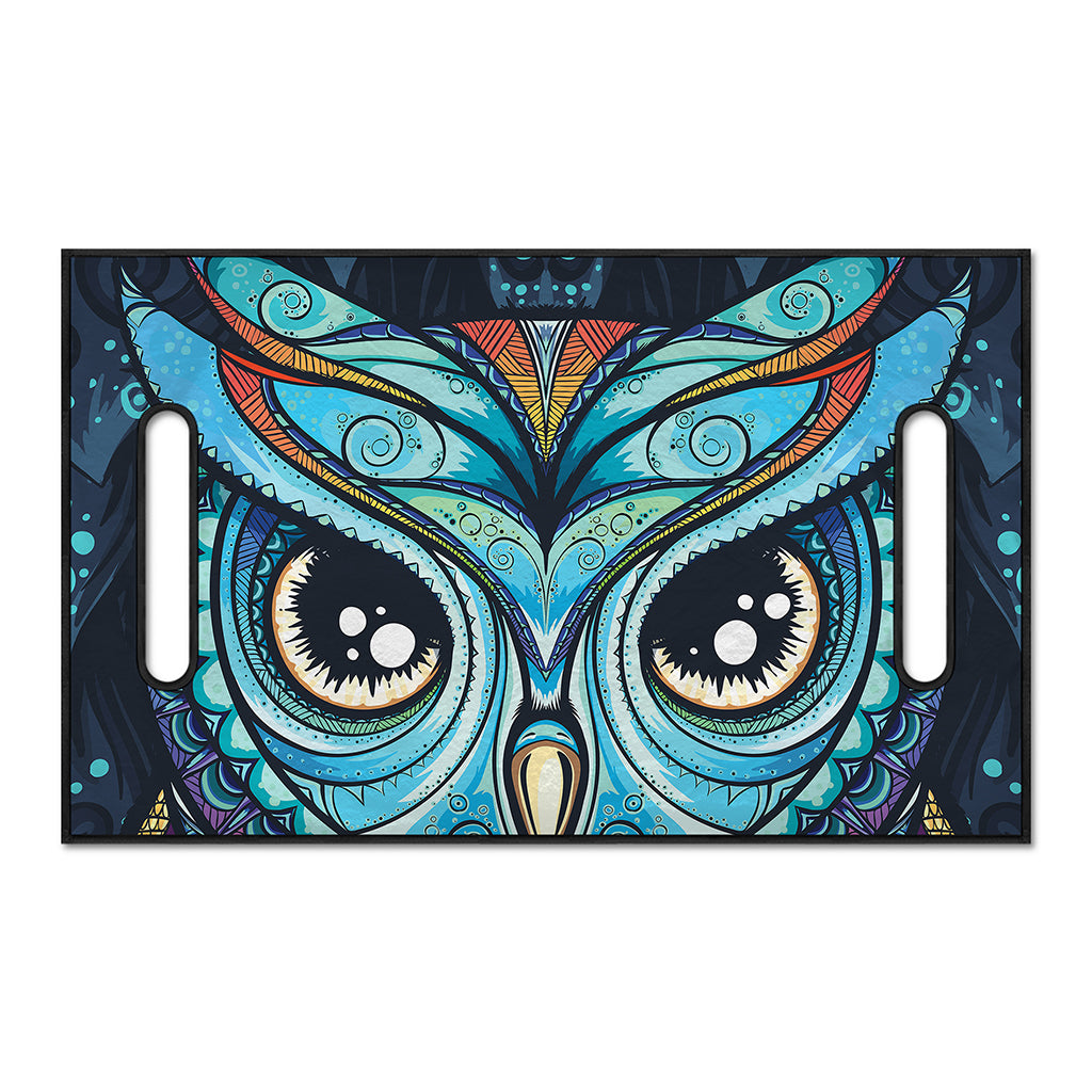 Colorful Tribal Owl Print Golf Cart Seat Cover