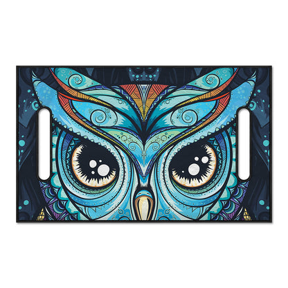 Colorful Tribal Owl Print Golf Cart Seat Cover