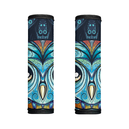 Colorful Tribal Owl Print Handle Covers