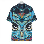 Colorful Tribal Owl Print Hawaiian Shirt