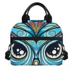 Colorful Tribal Owl Print Insulated Lunch Bag