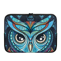 Colorful Tribal Owl Print Laptop Sleeve