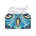 Colorful Tribal Owl Print Leather Tissue Box Cover