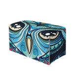 Colorful Tribal Owl Print Leather Tissue Box Cover