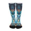 Colorful Tribal Owl Print Long Socks