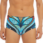 Colorful Tribal Owl Print Men's Triangle Swim Briefs