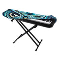 Colorful Tribal Owl Print Piano Keyboard Cover