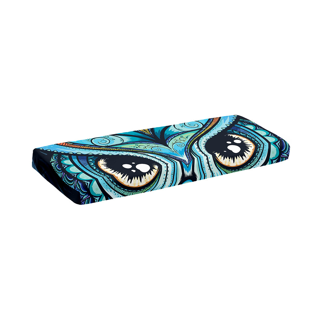 Colorful Tribal Owl Print Piano Keyboard Cover